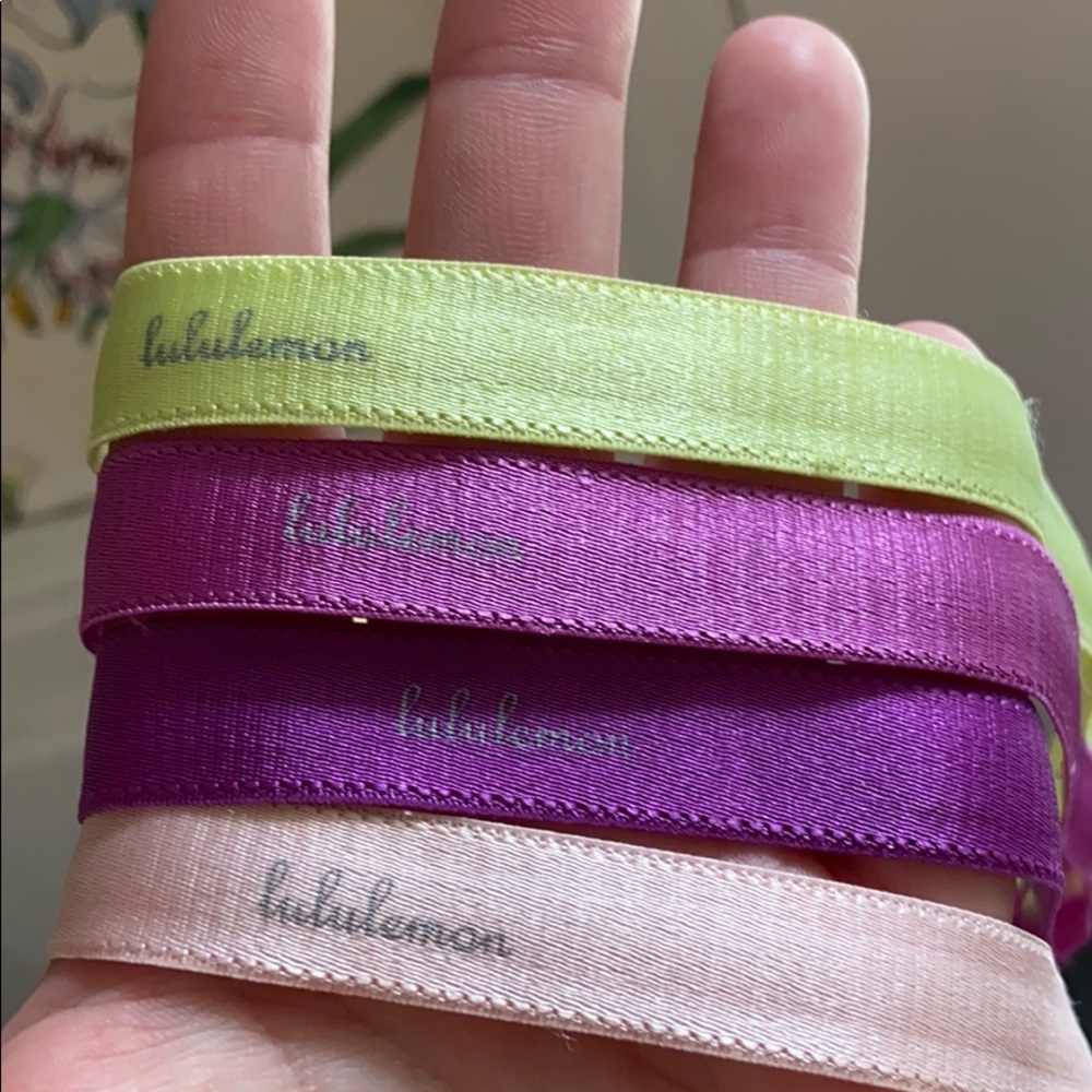 4 Lululemon Ribbon Headbands